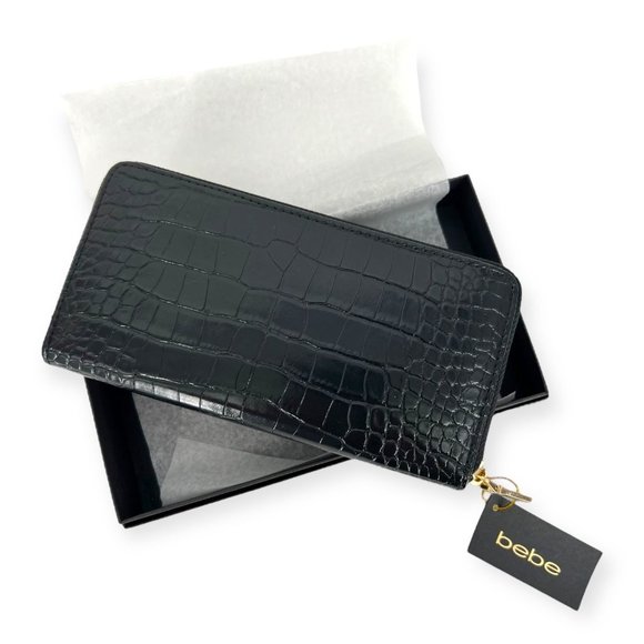 NWT Bebe Evelyn Zip Around Wallet - Picture 3 of 7